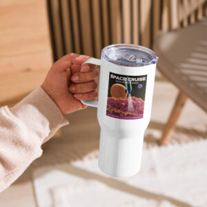 Space Cruise - Travel mug with a handle - RH